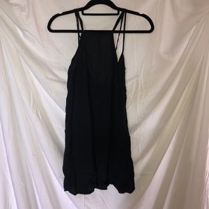 Urban Outfitters Double Strap Black Shift Dress